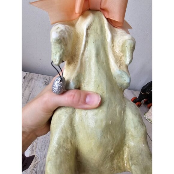 Vintage Nicole sayre 15" Easter Bunny rabbit Midwest basket springtime readings - Picture 8 of 10